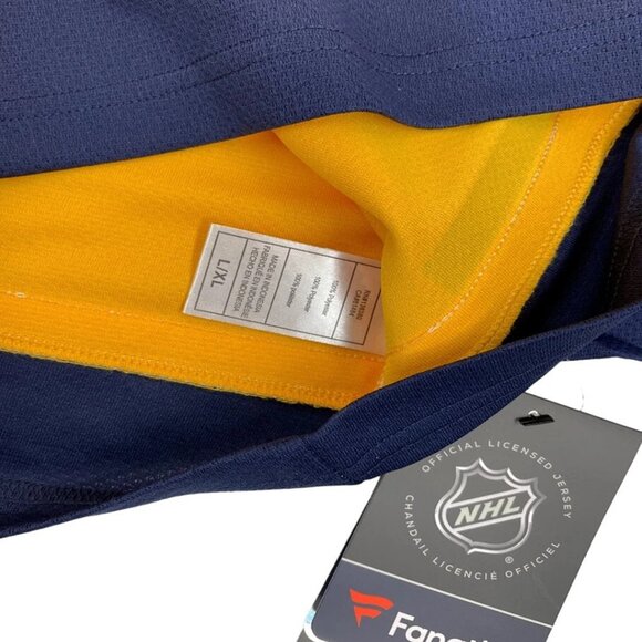 NEW Nashville Predators Home Fanatics NHL Hockey Jersey Boys Youth L/XL - Picture 4 of 8